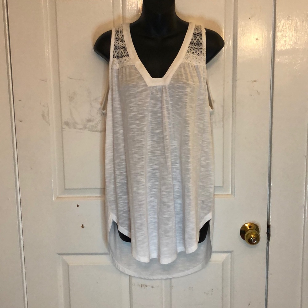 White tank top